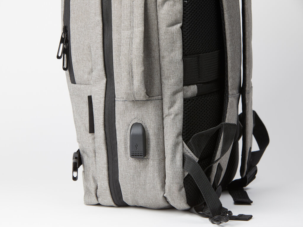 Mochila gris 